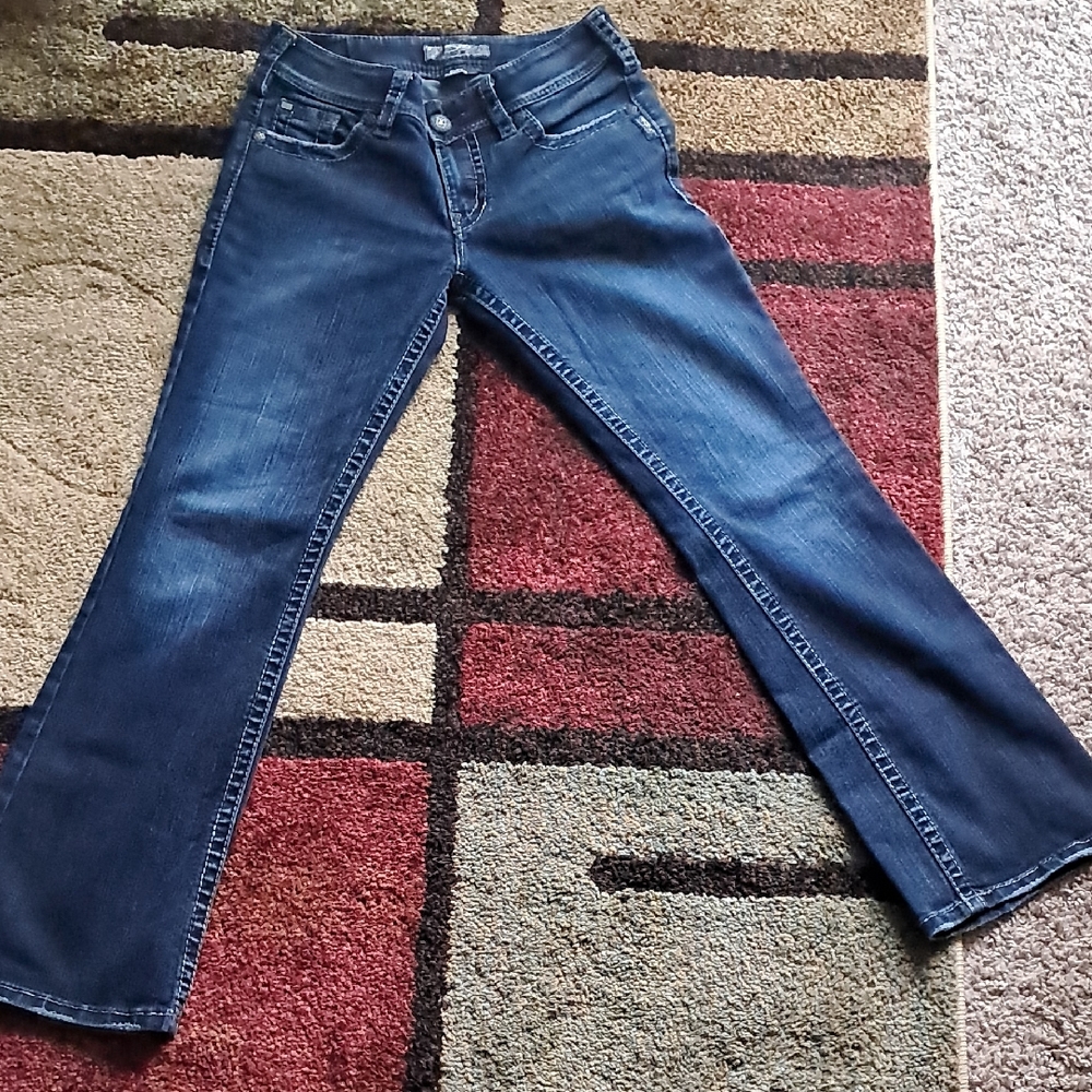 (25) Silver Jeans Blue Boot Cut Denim